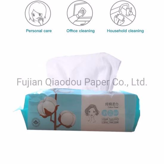 Personal Care Disposable Facial Cotton Towel Dry Towel